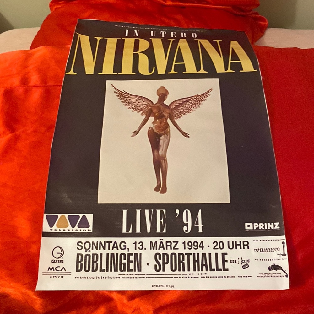 11x17 Nirvana poster